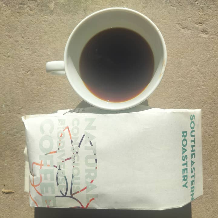 12oz Dark Roast Organic Rwandan Coffee for wholesale by Southeastern Roastery