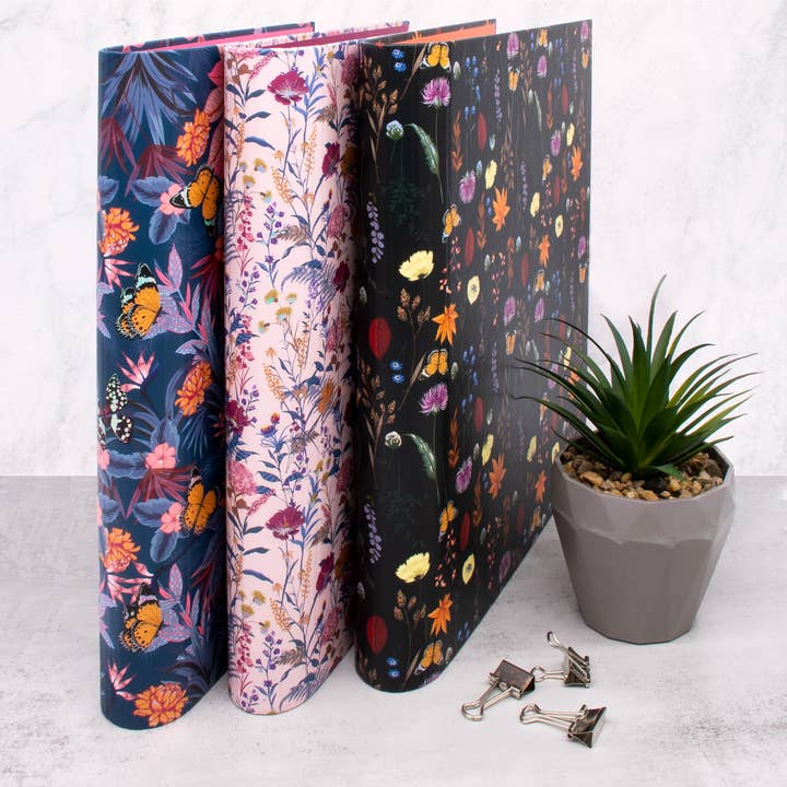 Pukka Pads North America - Venta al por mayor Archivadores - Pukka Bloom - Carpeta de 3 anillas precargada