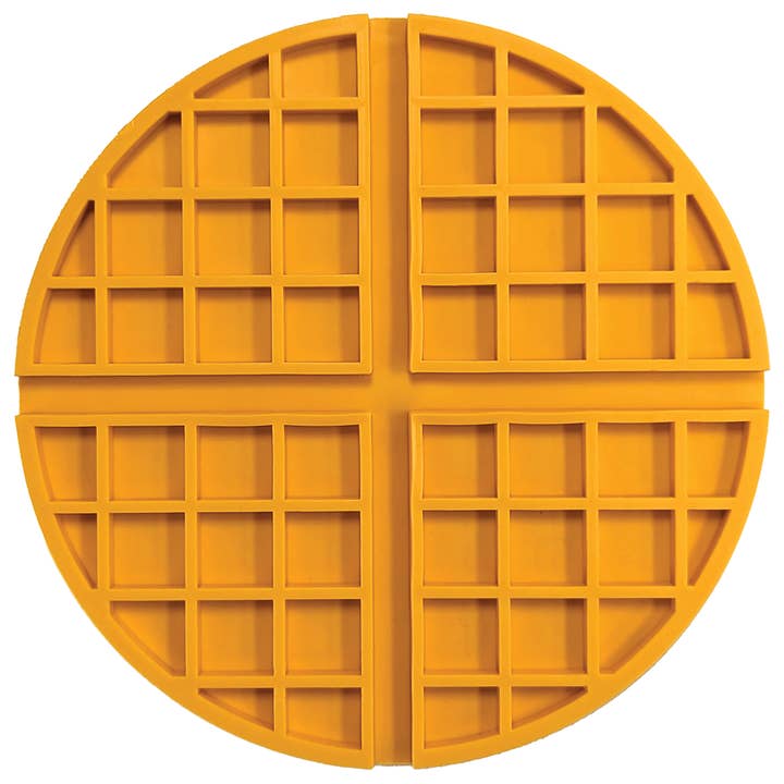 King Wholesale Pet Goods - Wholesale Pet Food Mat - Dog - ETHICAL/SPOT Soothers Lick Mat Belgian Waffle 7.5"