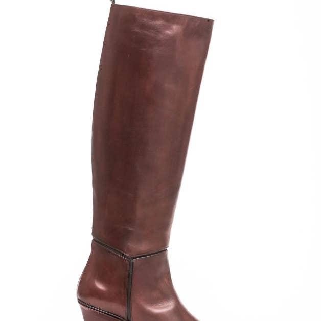 Stivali al ginocchio Mira bordeaux per la vendita all'ingrosso da parte di EIJK