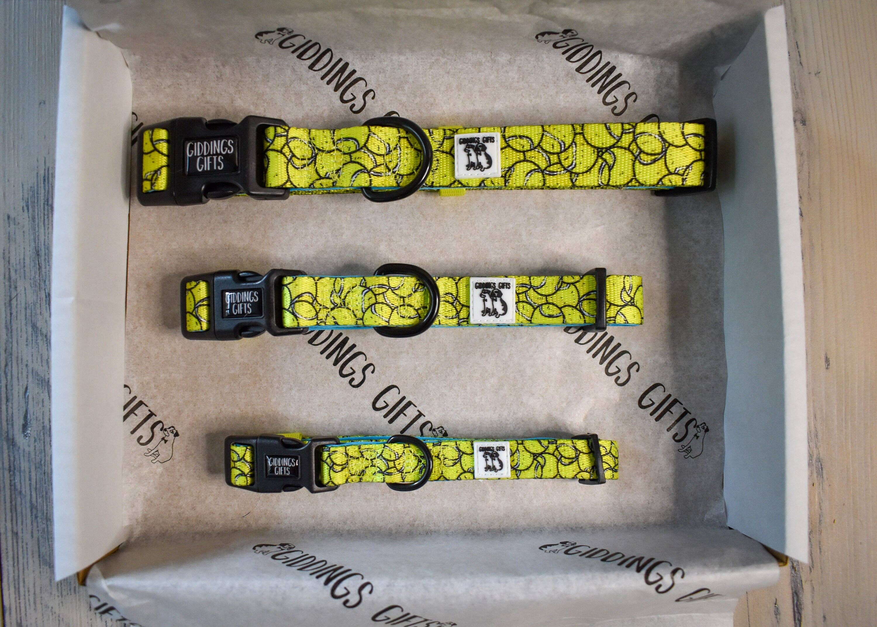 Giddings Gifts - Wholesale Pet Collar - Dog - Tennis Ball Dog Collar5