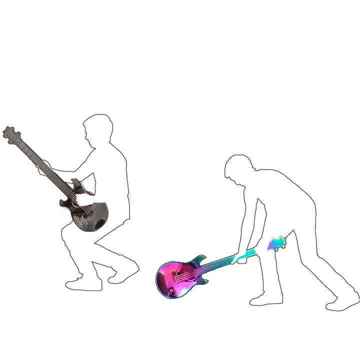 MAGS - Wholesale Table Spoon (Cutlery) - Rockin' guitar spoon set of 41