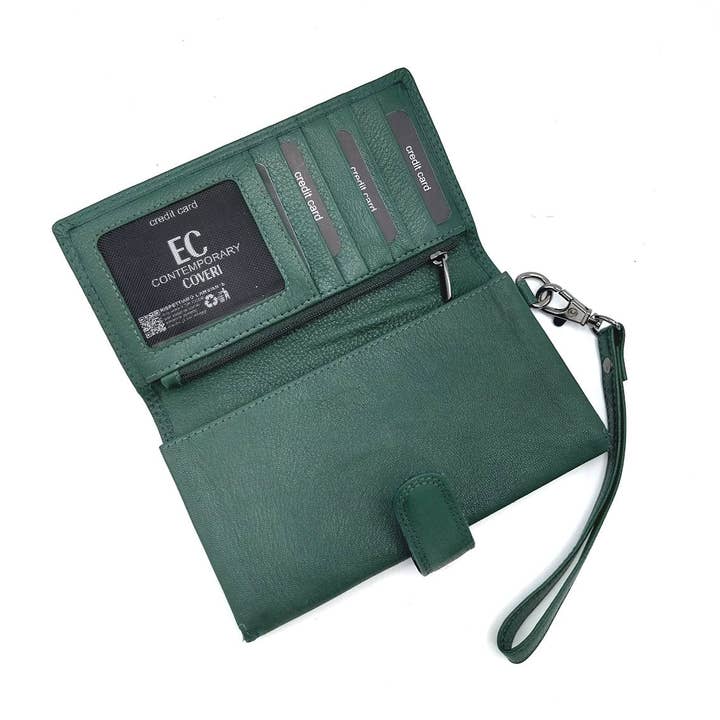 Suie Valentini srl - Wholesale Wallet - Women's - Women's genuine leather wallet, EC COVERI, art. EC24760-23
