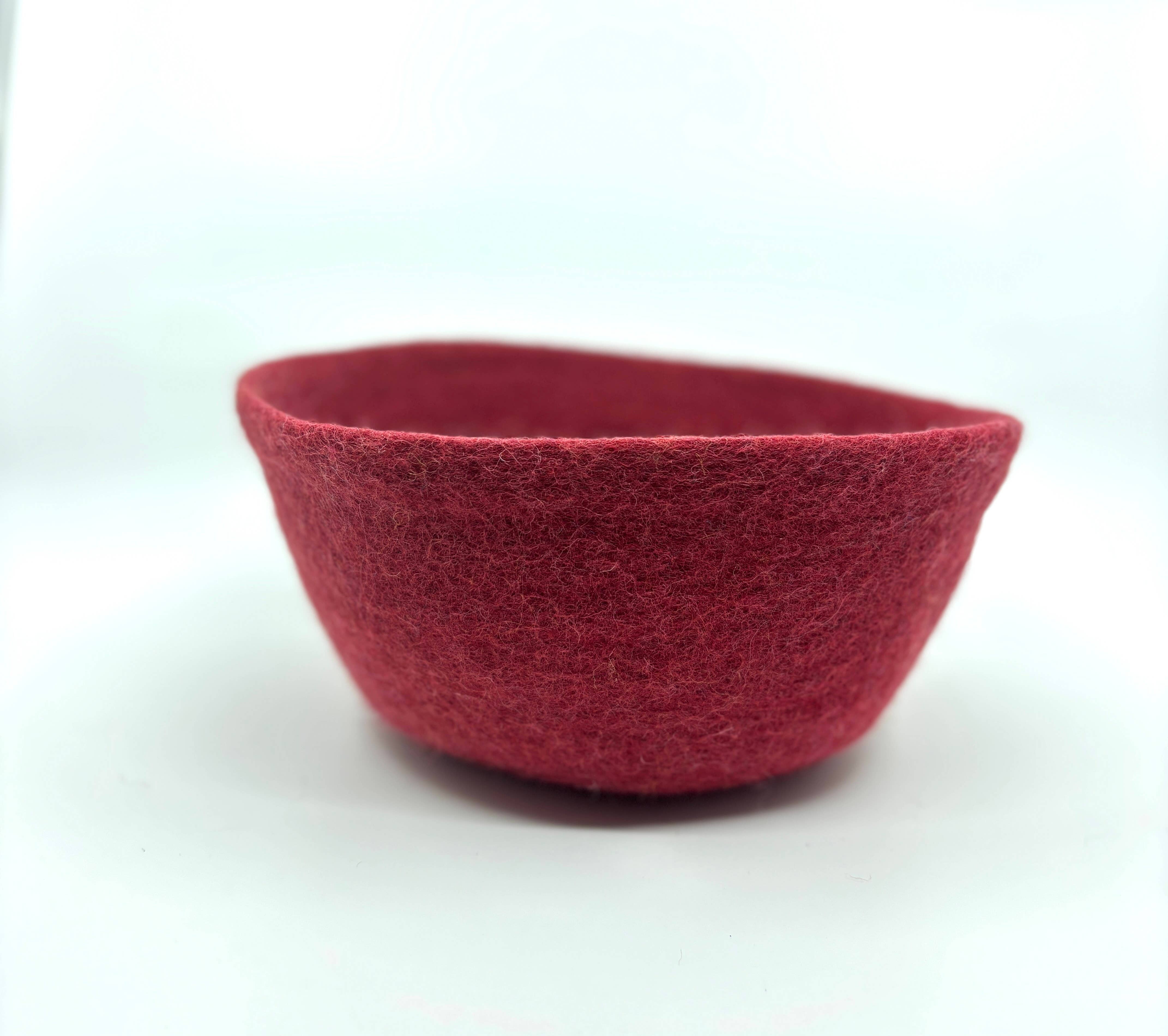 Fibres of Life - Wool & Felt - Wholesale Decorative Plate/Dish/Bowl - Felt Bowl-Large | Wool Storage Bowl | Catch-all Home Decor10