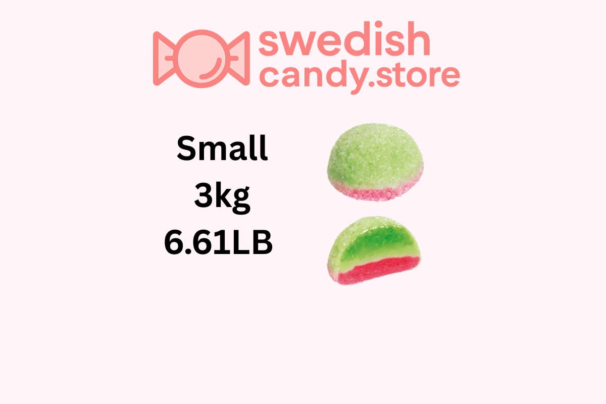 Swedish Candy.Store - Swedish Candy - Wholesale Gummy - Fizzy Melonbombs 3kg/6.61lb