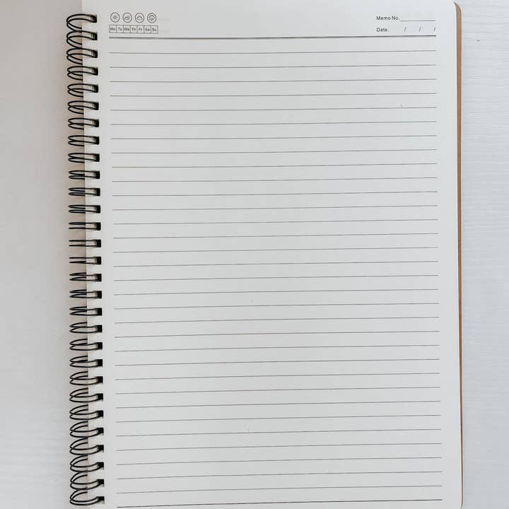 Wheat and Honey Co. - Wholesale Journal/Diary - In Christ alone, Large Hand-Painted Spiral Bound Journal