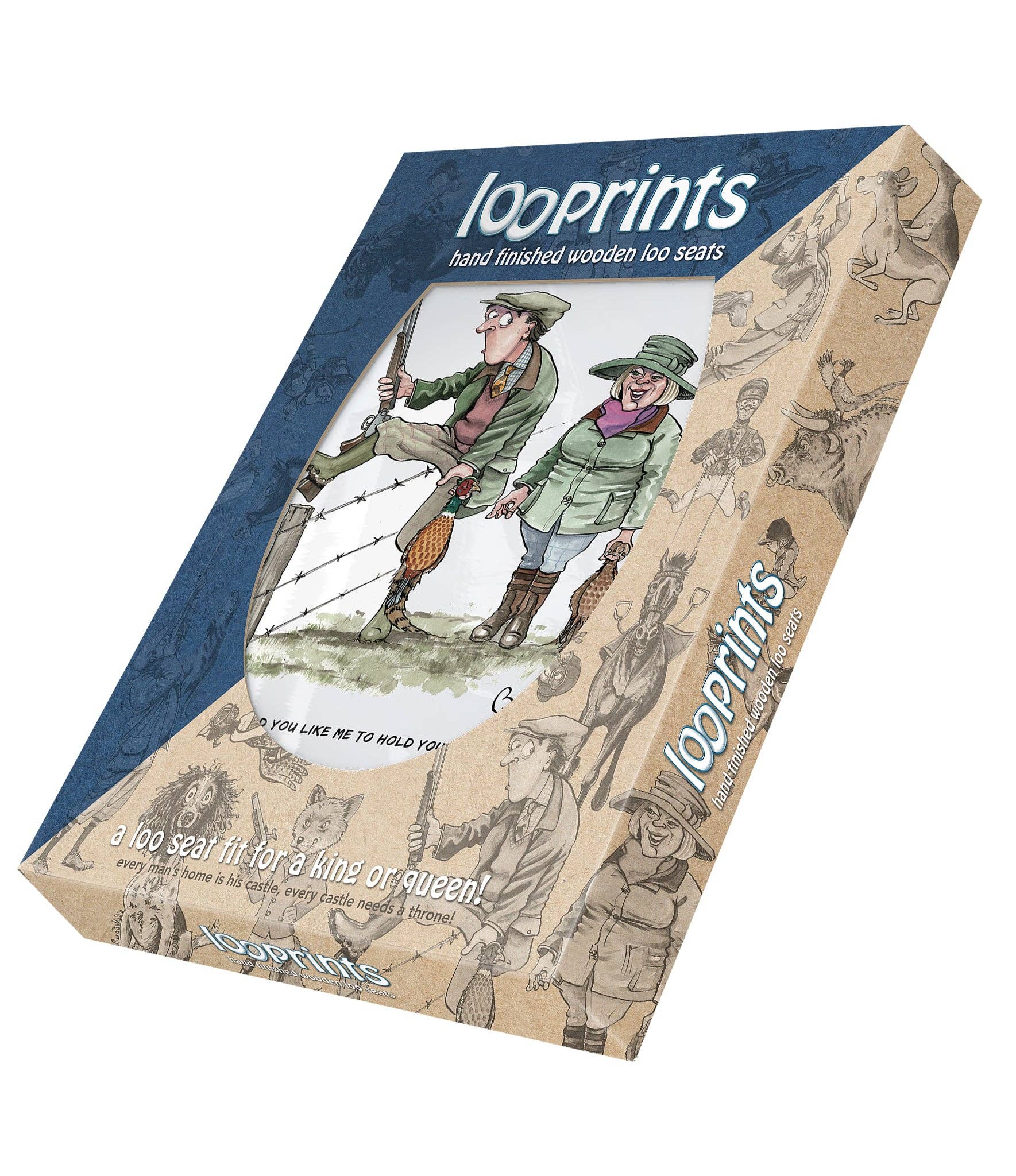 LOOPRINTS - Wholesale Toilet Seat Cover - Soft Close Wooden Toilet seat - Shooting Gifts & Decor SITC2