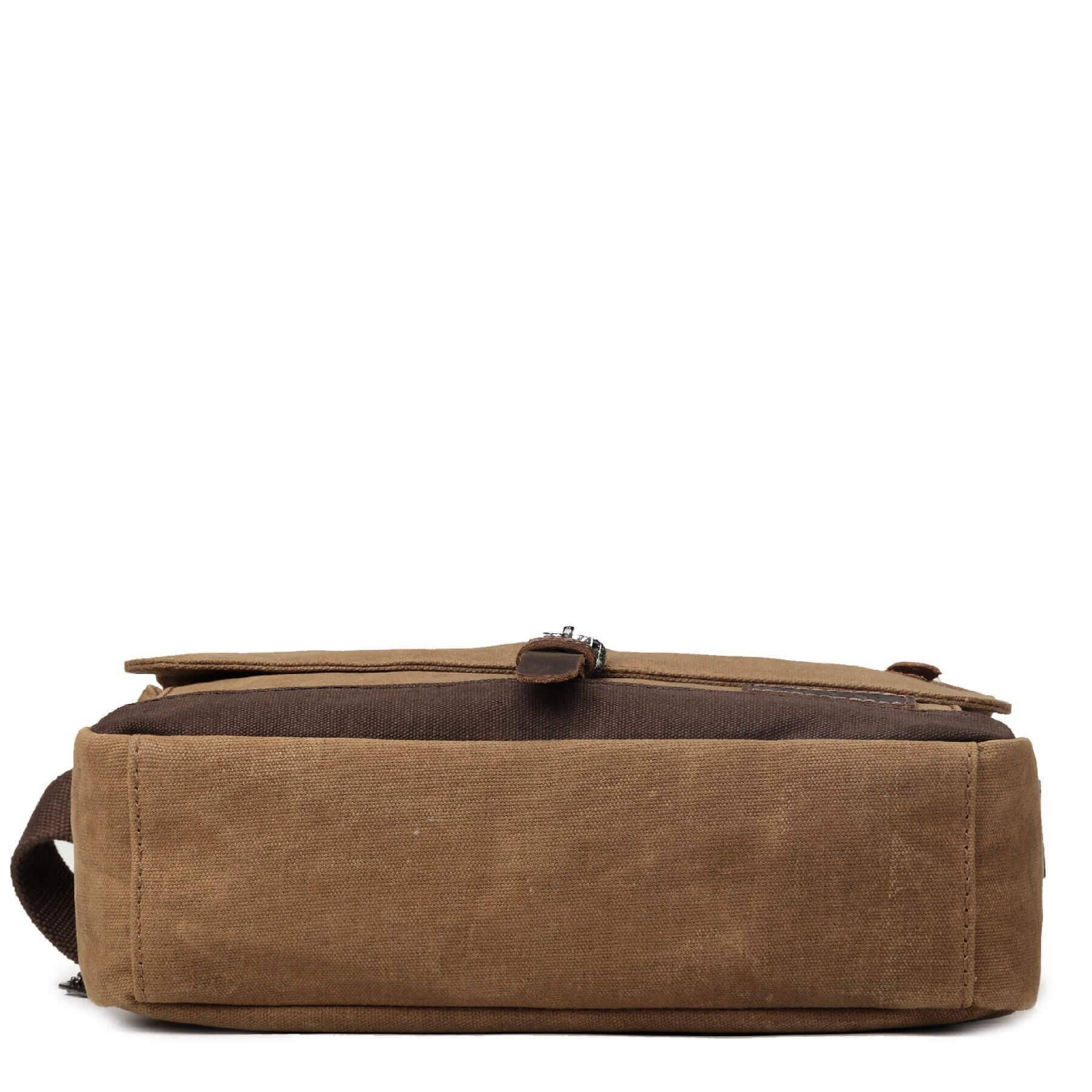 Troop London – wholesale Messenger bag – Men's – TRP0443 Troop London Heritage Canvas Leather Messenger Bag, Travel Bag, Tablet Friendly4