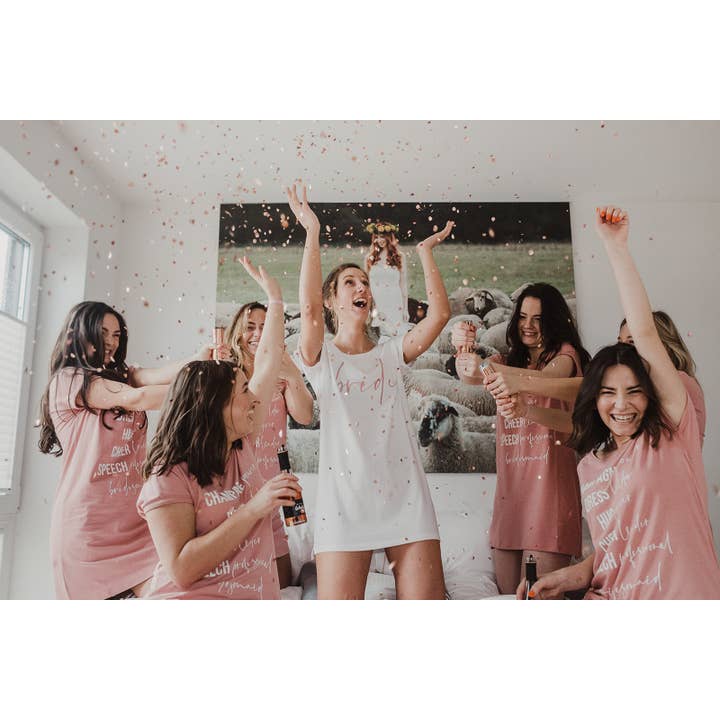 shopandmarry - Wholesale Sleepwear Top - Women's - Long shirt bride for your stag party | Pajama party