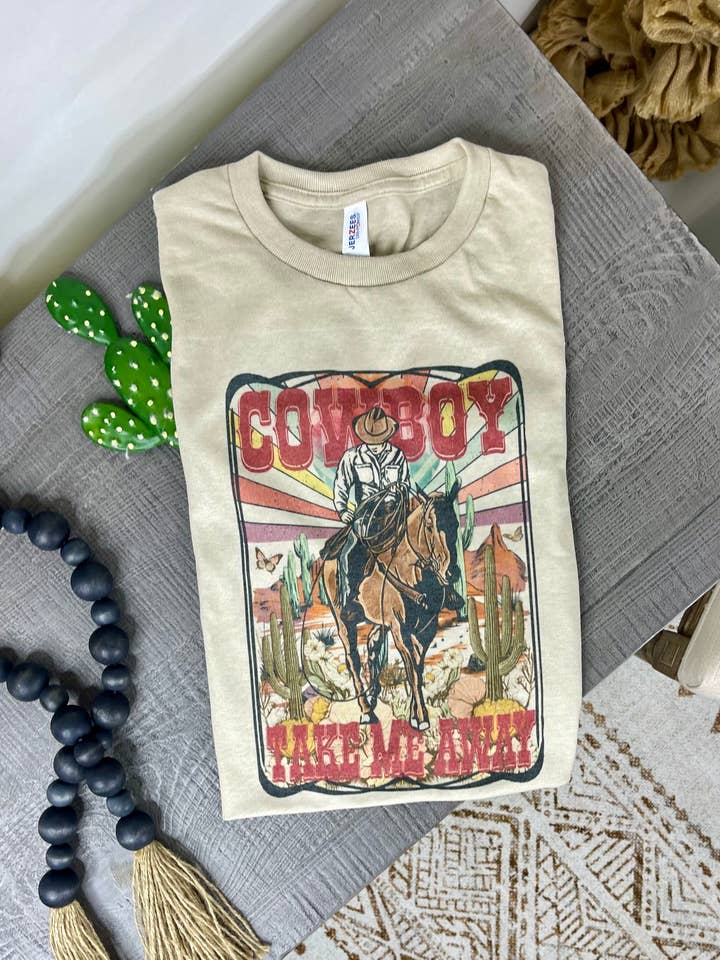 Cowboy Take Me Away (Gildan T-shirt) for wholesale by 1/2 Penny Wholesale