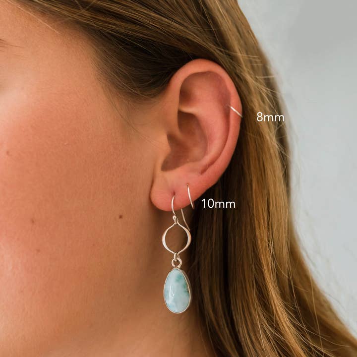 Sunlight Silver Jewelry - Vendita all'ingrosso Orecchini a cerchio - Piccoli orecchini a cerchio in argento Sterling 925 massiccio1