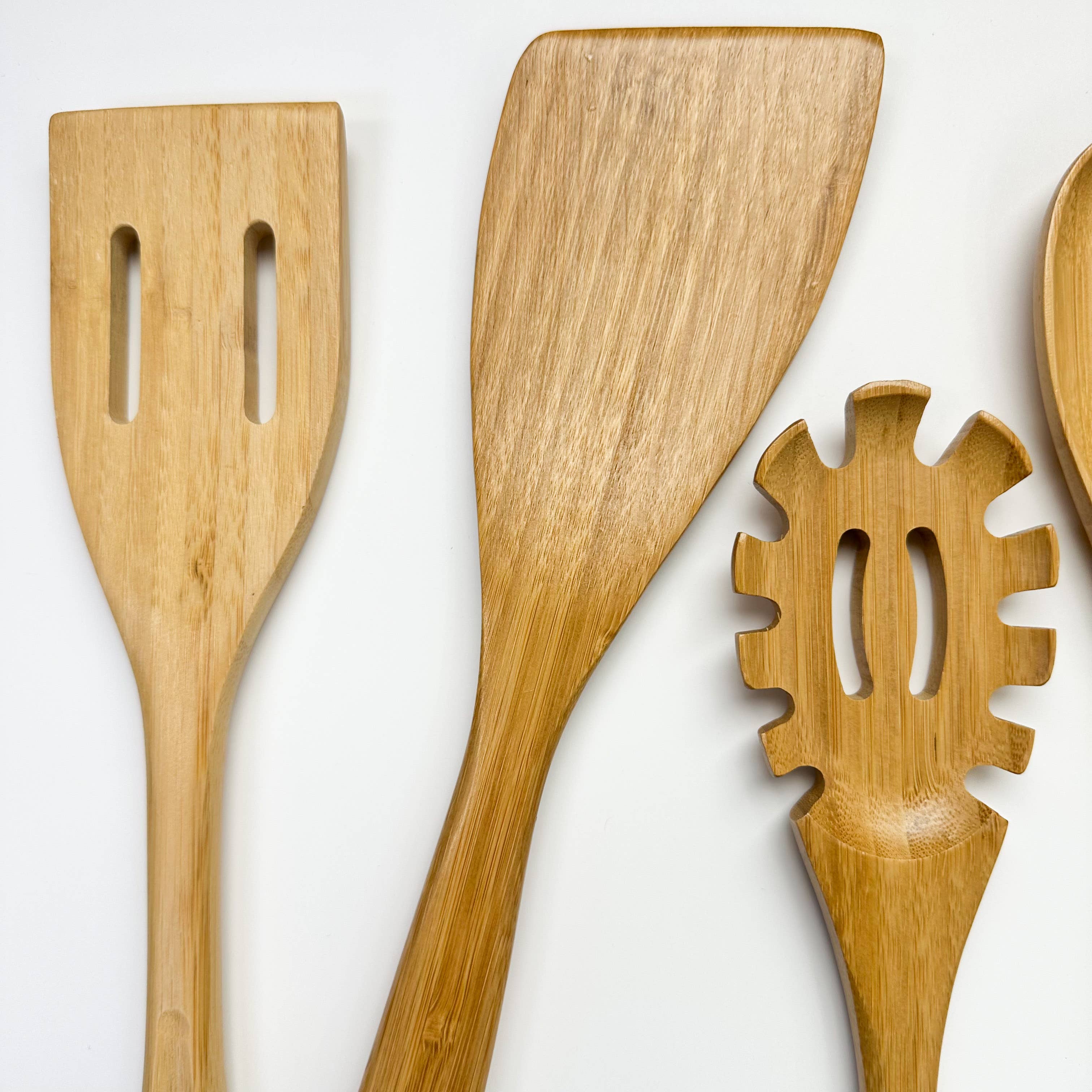 Smile Boutiques - Wholesale Kitchen utensil set - Premium Bamboo Utensil Set – Eco-Friendly & Plastic-Free1