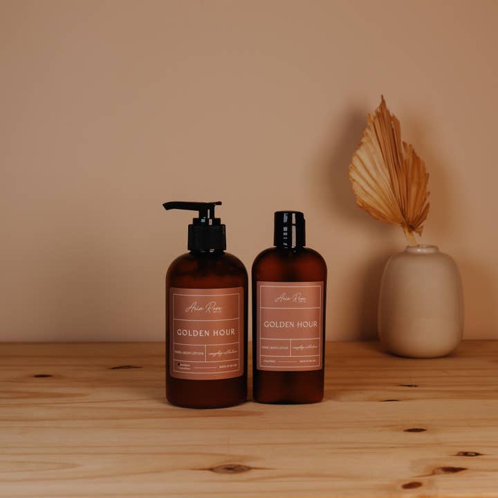 Aria Rose Bath Co - Wholesale Hand & Body Lotion - Golden Hour Hand + Body Lotion