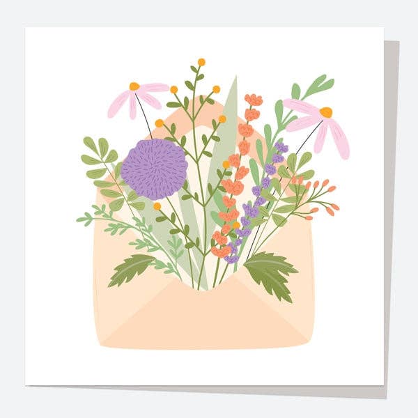 Blank Greetings Card - Bloom - Envelope for wholesale by Dotty About Paper