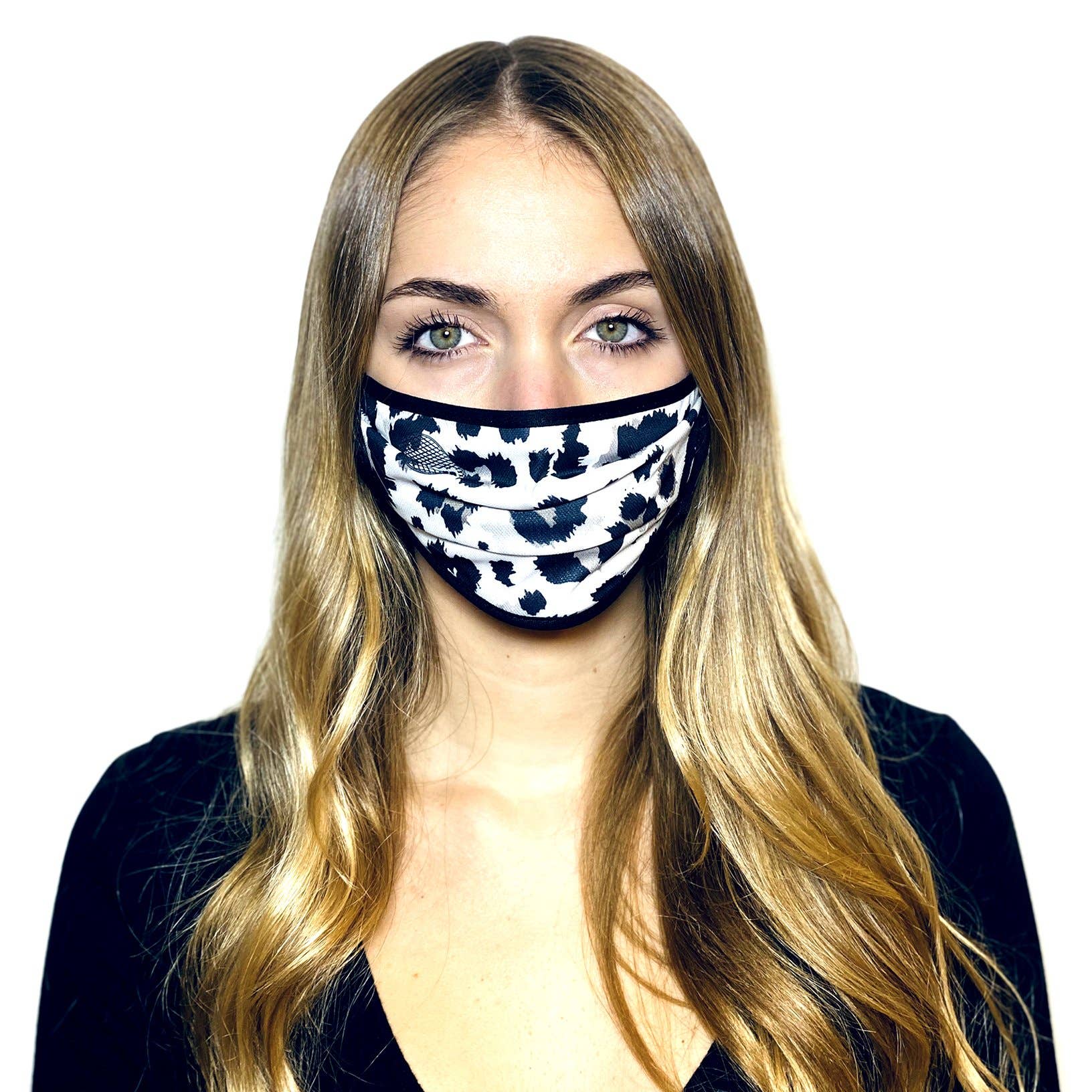 LA WATER - Wholesale Protective Face Mask/Shield - LEOPARD L.A.W BANDANA MASK0