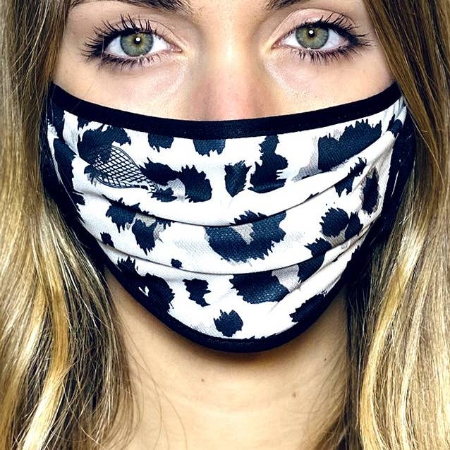 LA WATER - Wholesale Protective Face Mask/Shield - LEOPARD L.A.W BANDANA MASK0