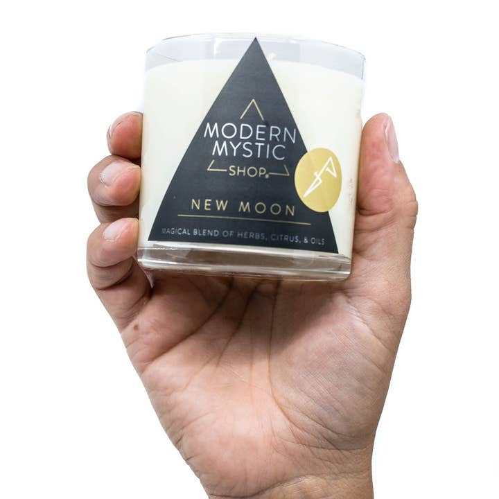 Modern Mystic Shop - Wholesale Jar/Filled Candle - New Moon Candle4