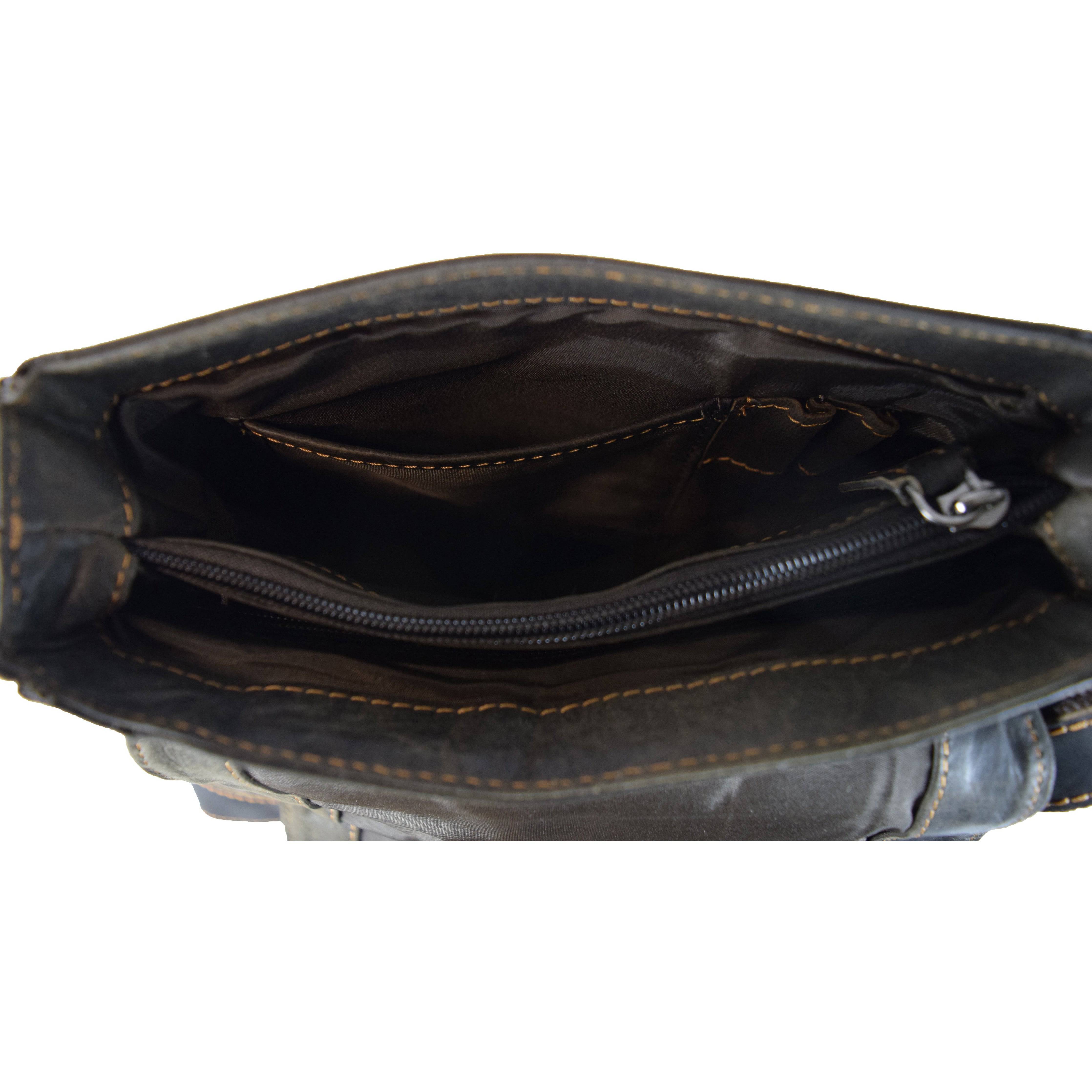 Greenwood Leather - Wholesale Messenger Bag - Unisex - Henry Unisex Mini-Messenger Bag7