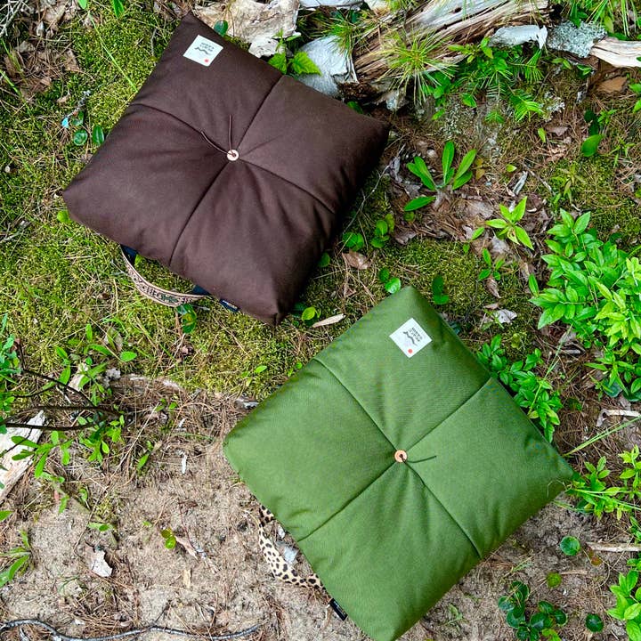 Brown Wanderer 'QUAD' Outdoor Cushion - Sequoia Trail for wholesale on Faire1