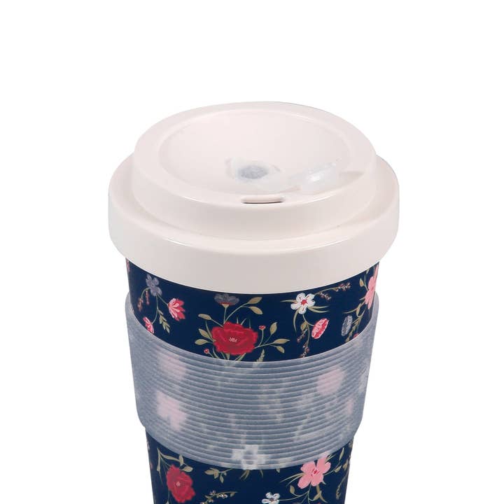 Eco Chic - Wholesale Insulated mug/tumbler - Eco Chic Recycled Travel Cup Floral2