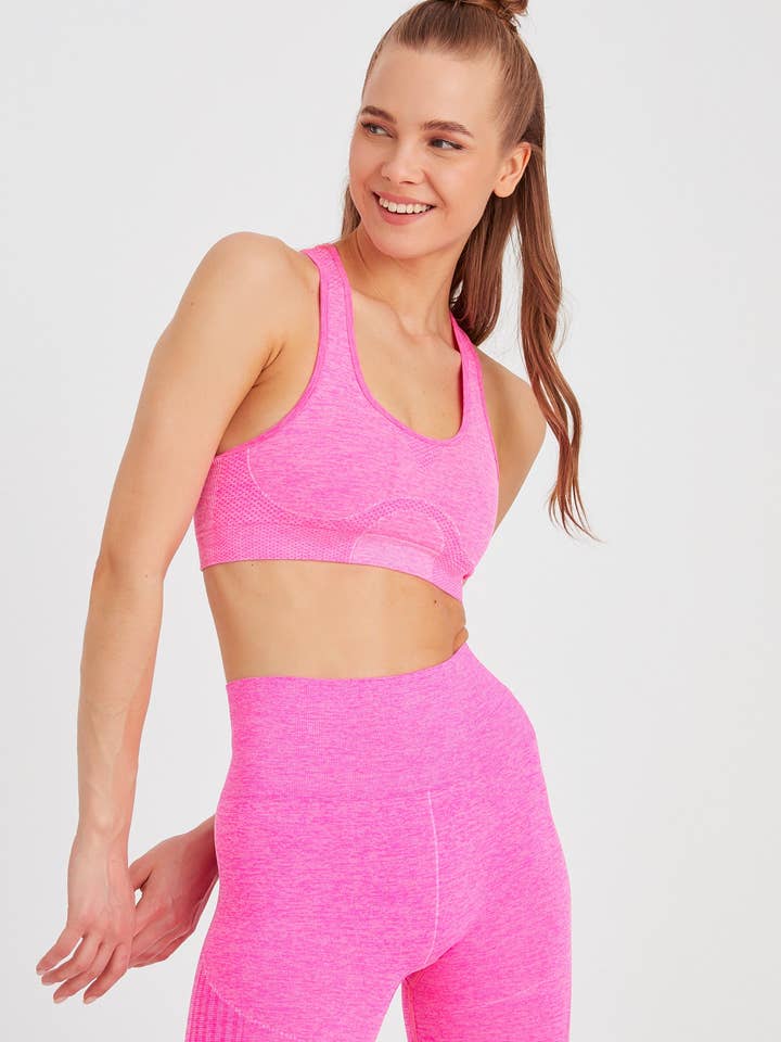 Leif Nelson GmbH – Großhandel Sport-BH – Damen – Damen Seamless Sport BH LN-84058