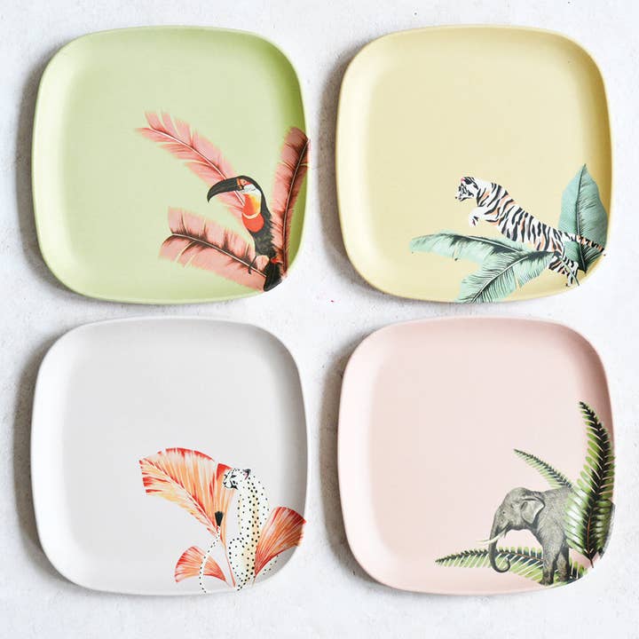 Yvonne Ellen - Wholesale Dinner Plate - Melamine Plates, Set of 4