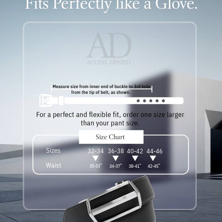 Access Denied Accessories - Wholesale Belt - Men's - Ratchet Belt23