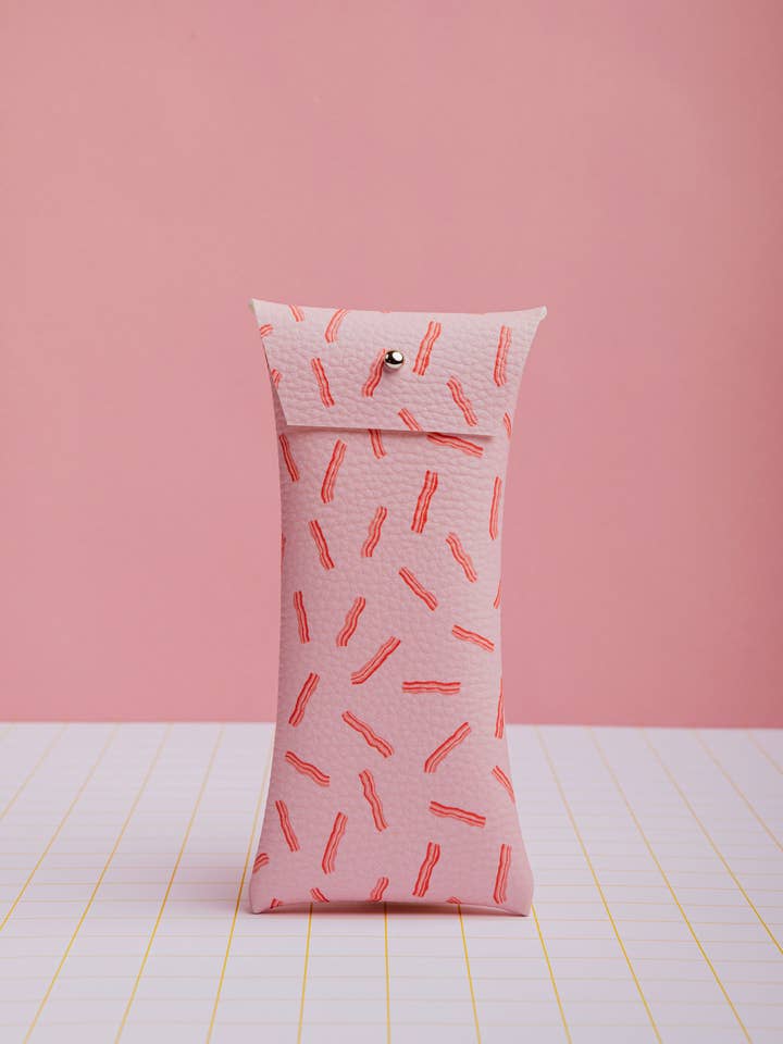 Bacon Pink Sunglasses & Glasses Case for wholesale by ECKE