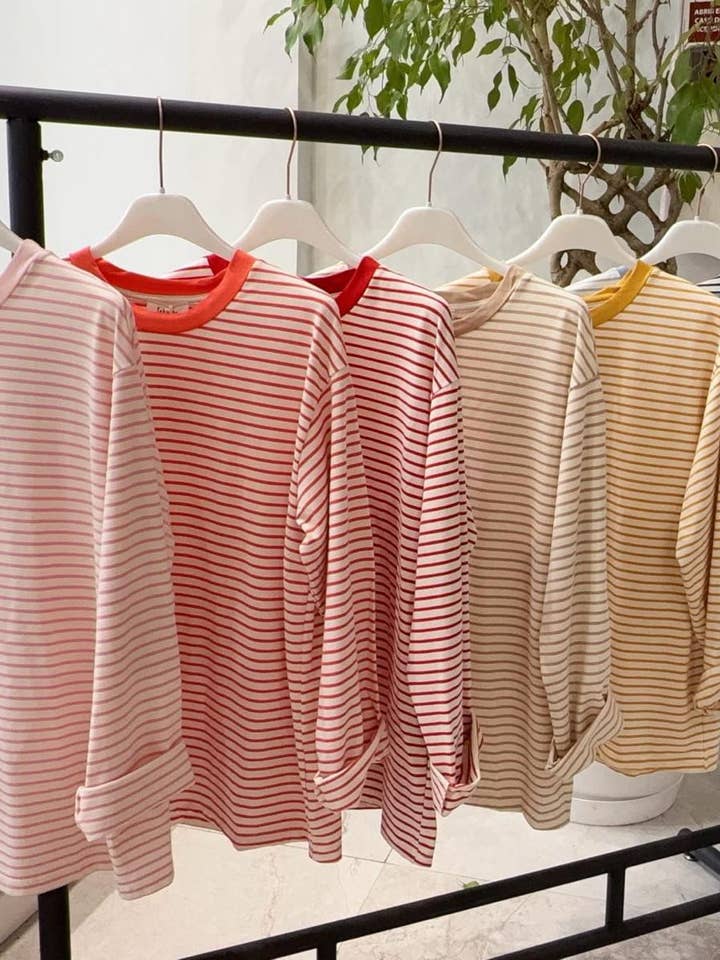 LONG SLEEVE COTTON T-SHIRT for wholesale by SWEET MAGIC MODA Y COMPLEMENTOS