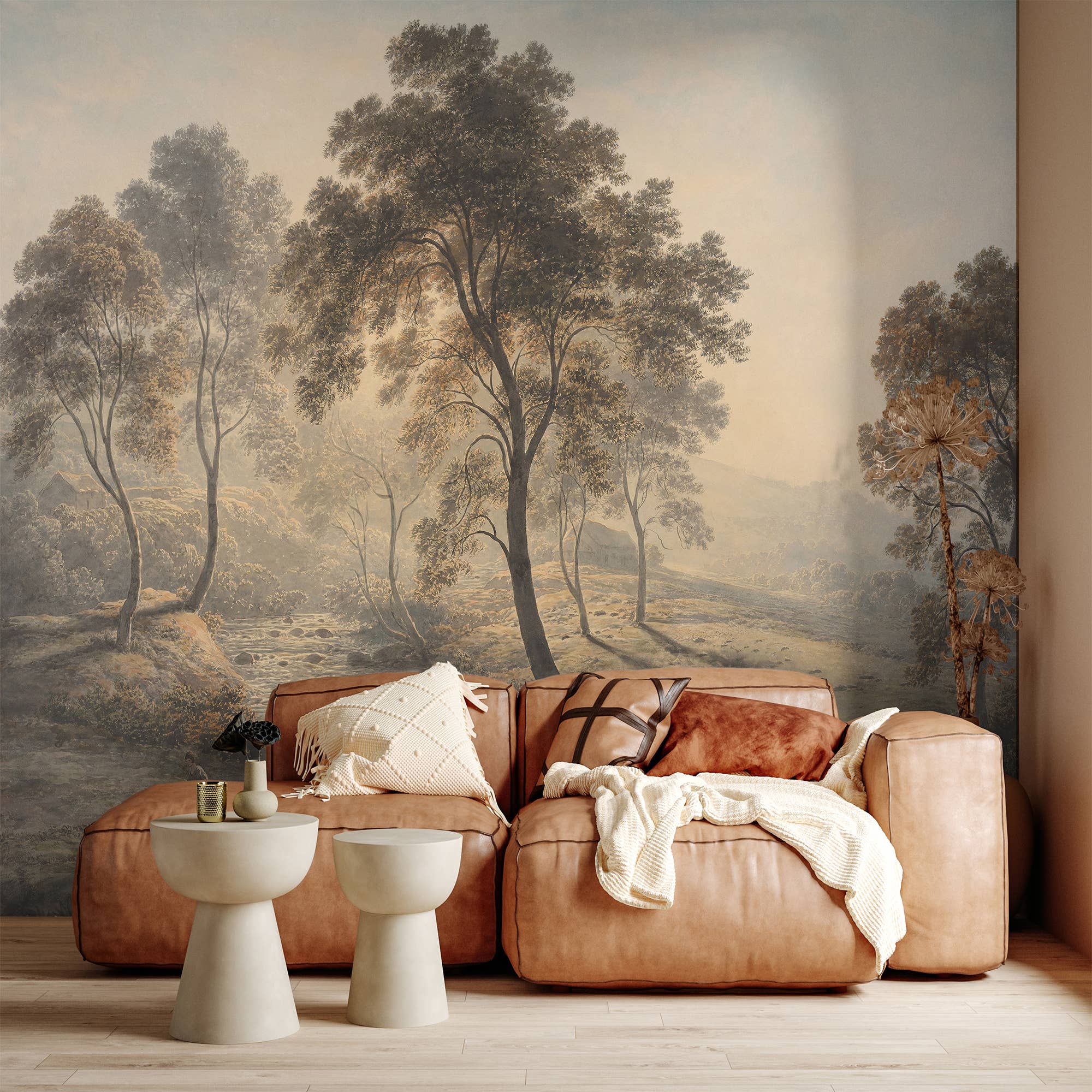 SimurgWallArts - Wholesale Wallpaper - Tree Landscape Wallpaper, Forest Scenic Wall Mural5