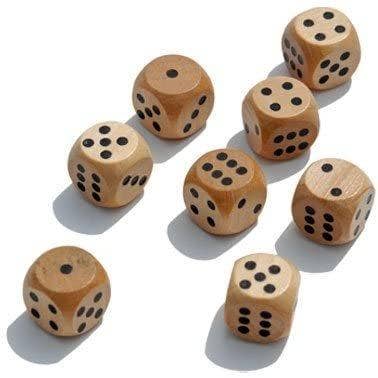 Wood Expressions - Wholesale Dice - Wooden Dice Box and 8 Wooden Dice4