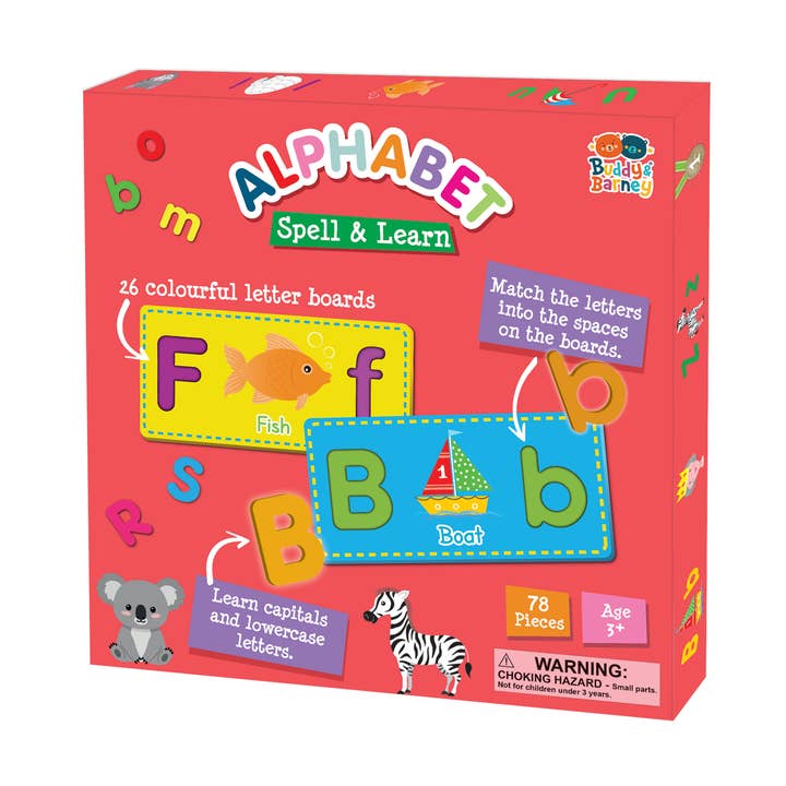 Alphabet Spell and Learn for wholesale by Buddy and Barney LLC