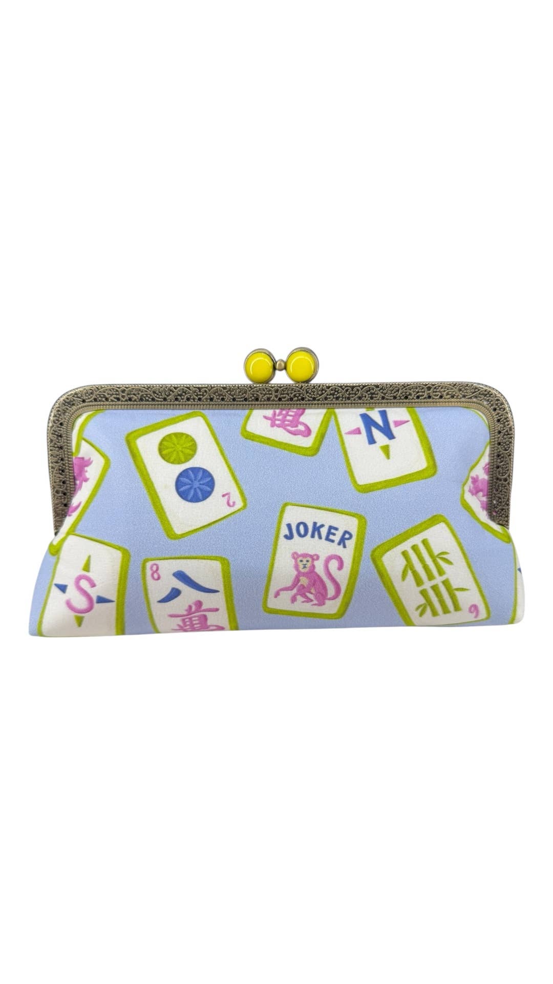 Kiki & Syds - Wholesale Clutch Bag - Women's - Kiki & Syds MIDI Clutch Purse - Mahjong Mischief4