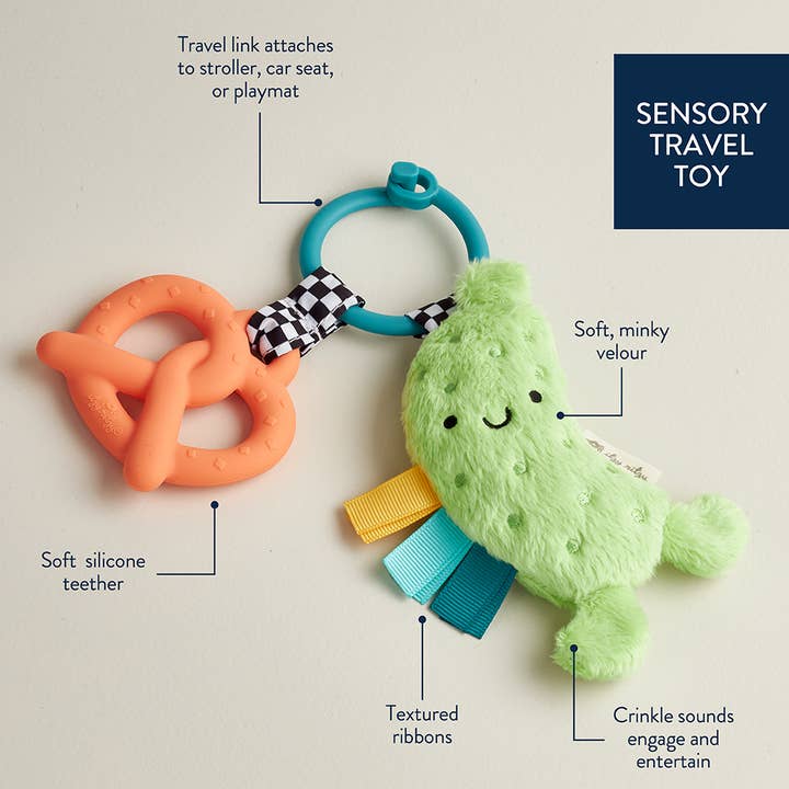 Itzy Ritzy - Wholesale Teether (Not Clip-On) - Baby - *NEW* Itzy Pal - Parker The Pickle