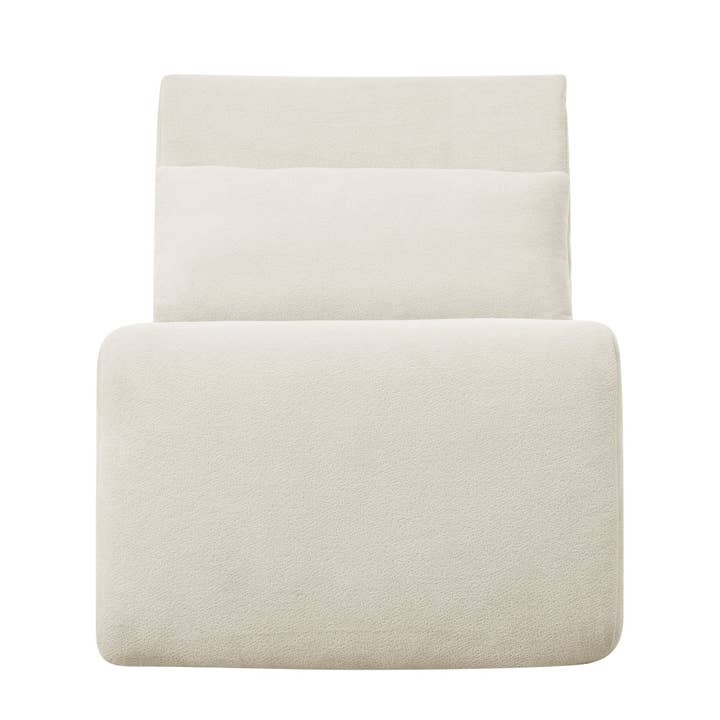 39F Inc. - Wholesale Chair - Chenille Memory Foam Bean Bag Chair Sofa Beige/Grey/Orange10