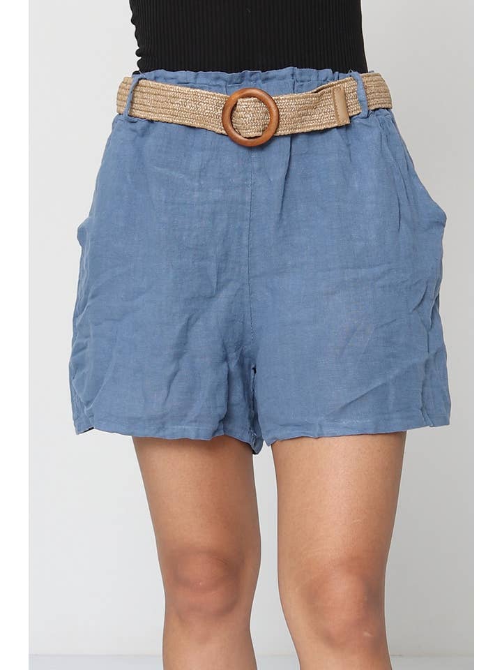 LÉA & LUC - Wholesale Shorts - Women's - 100% linen shorts REF. 505724
