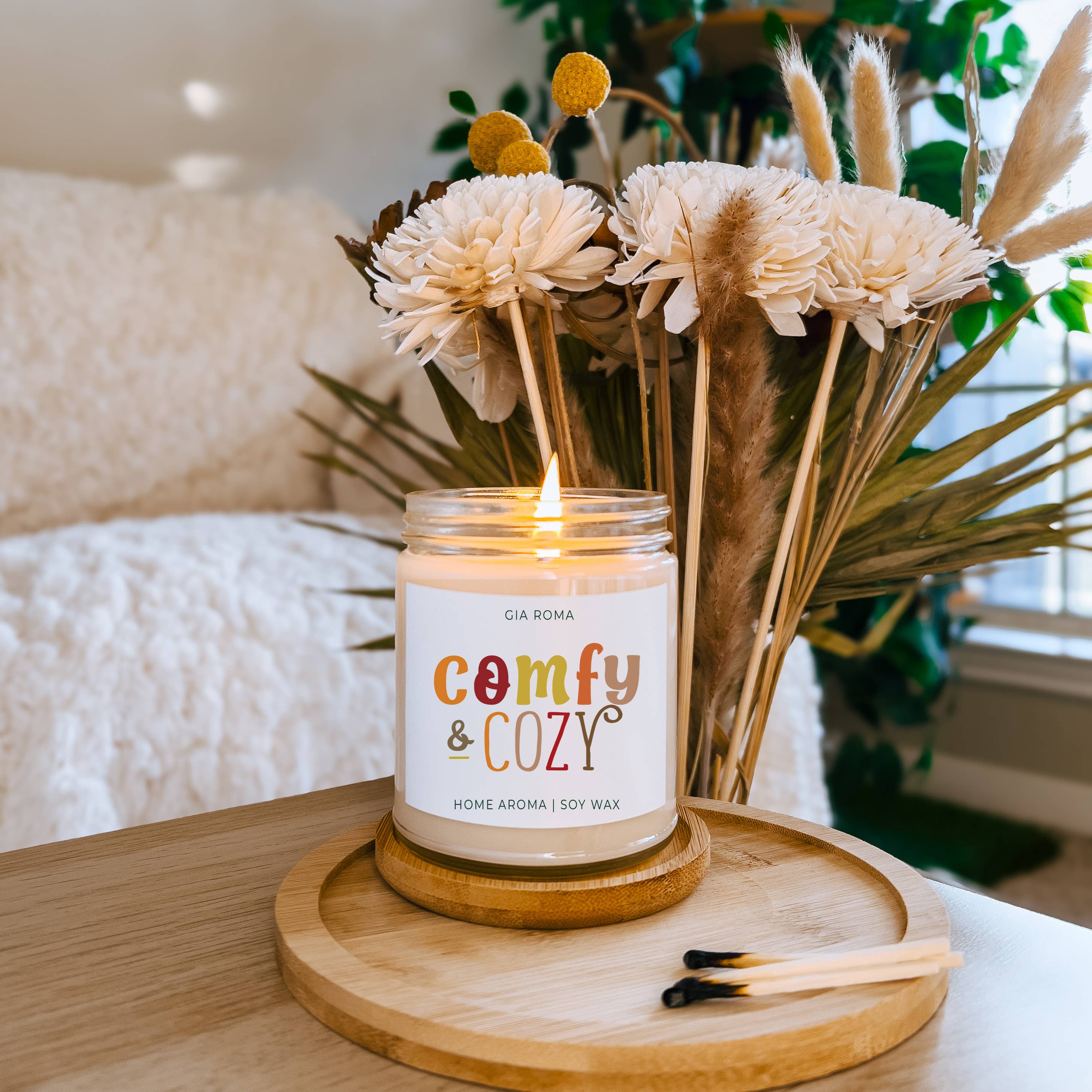 Gia Roma - Wholesale Jar/Filled Candle - Funny Christmas Candle Gifts, Soy Holiday Scented Jar Candle30