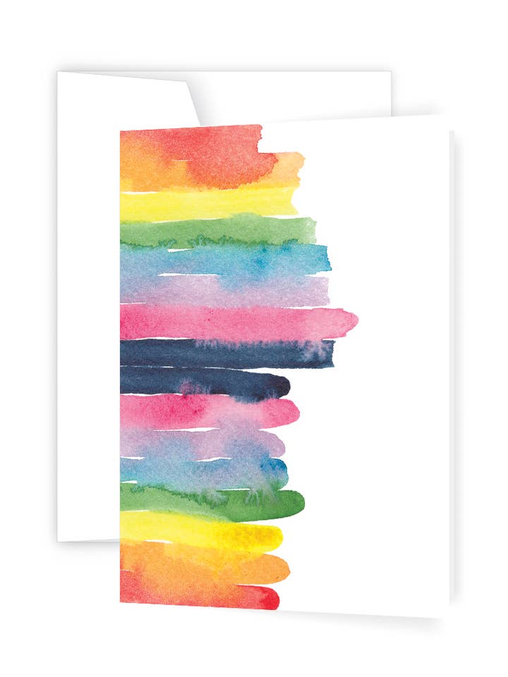 Painter's Lines Greeting Card for wholesale by Ellen Walsh Designs