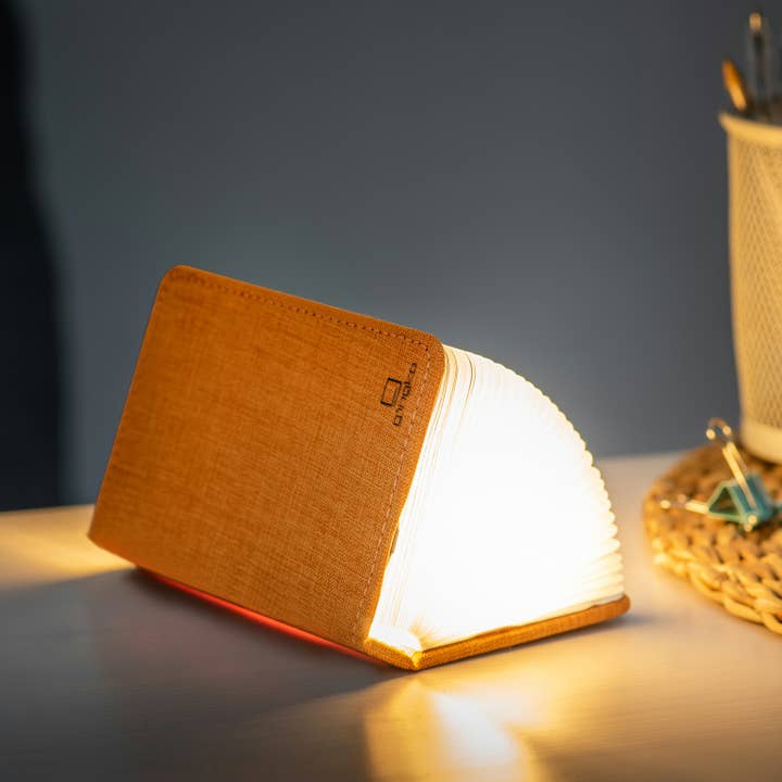 Gingko Design β wholesale Booklight β Linen Fabric Smart Book Light2