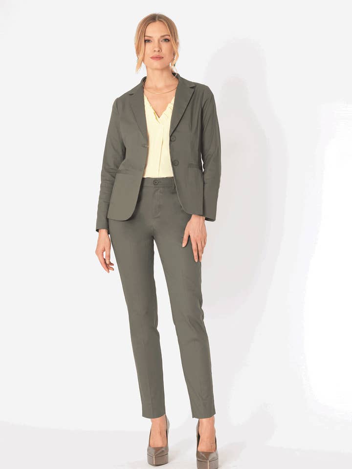 Pantalon fendu 98 % Co 2 % Ea pour la vente par Siste's S.p.A.