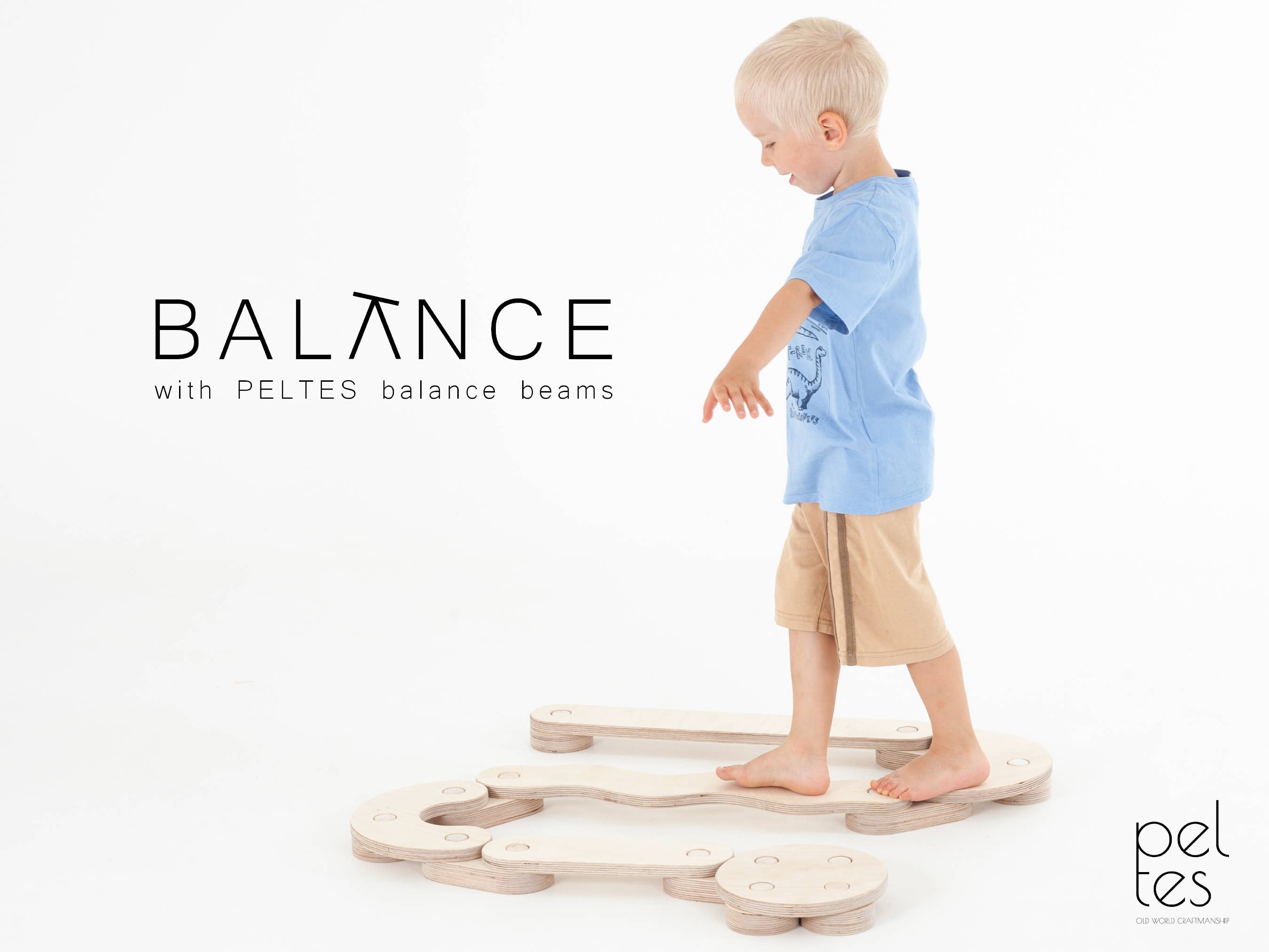 HappyMoon - Wholesale Wood Toy - Kids - PELTES® balance beams, Montessori Toy, Balance Board8