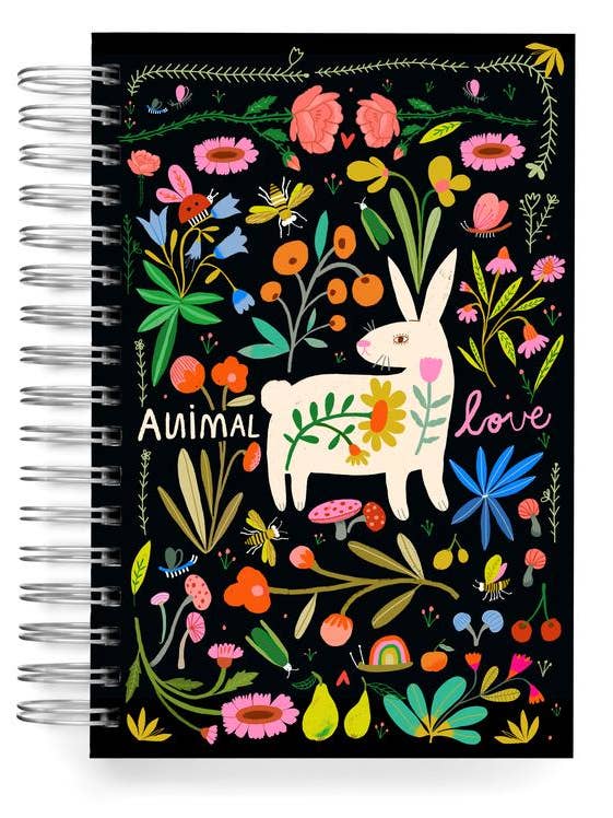 Animal Love Black Journal for wholesale by ecojot