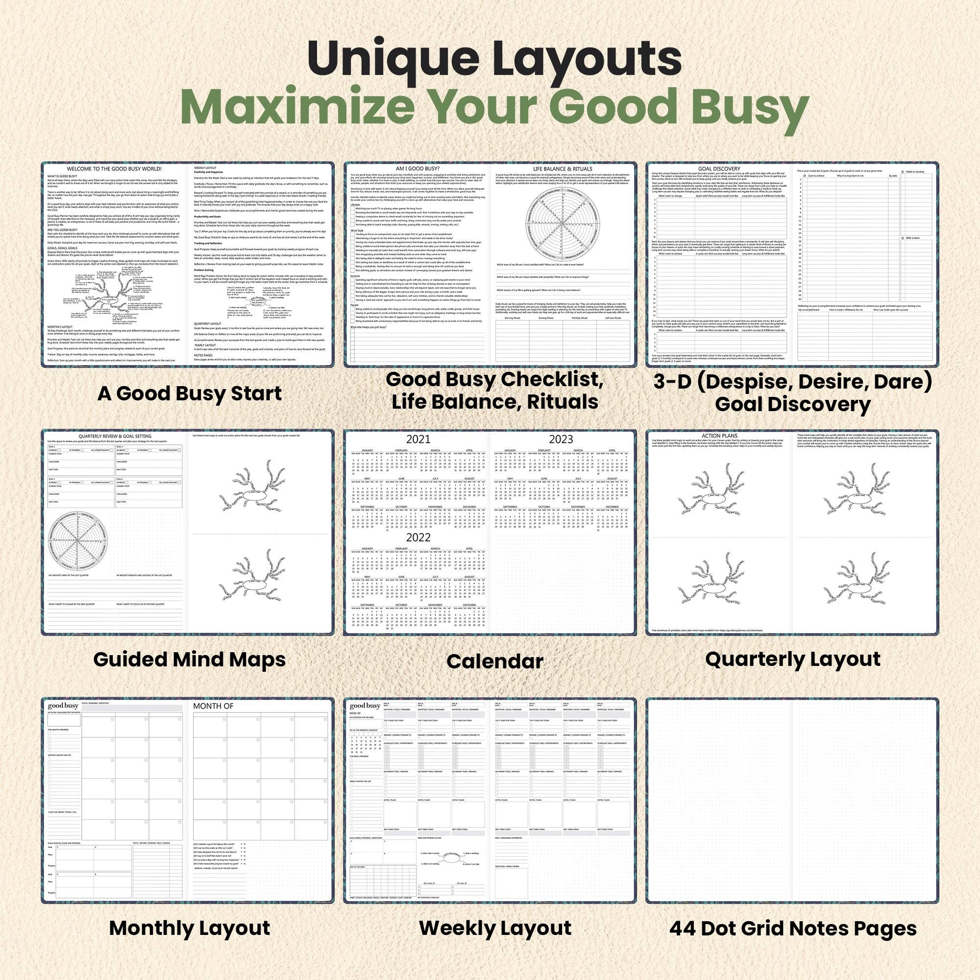 Good Busy - Wholesale Planner - Undated Weekly Planner - Twilight5