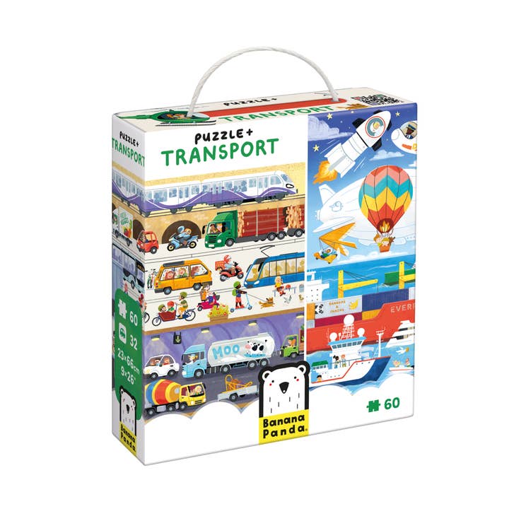 Puzzle + Transport 4+ for wholesale by Banana Panda