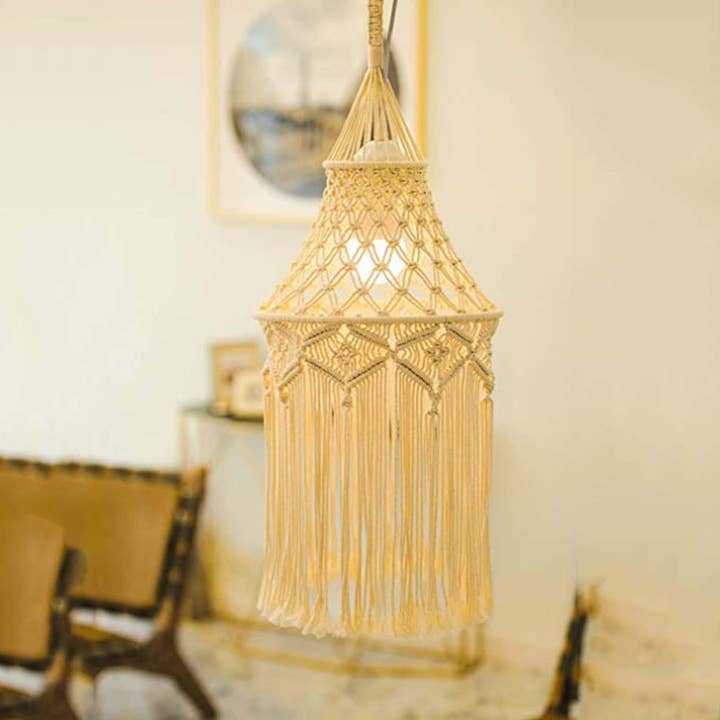Sparkle Being - Wholesale Lamp Shade - Macrame Light Shade Chandeliers Wall Hanging Lamp Shade8