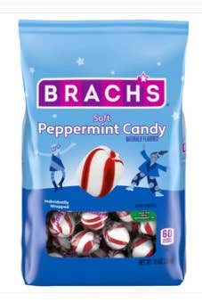 iSweet.ca - Wholesale Mints - XMAS-BrachsSoft Peppermint Mints SUB Bag 10 oz x4 Units
