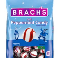 iSweet.ca - Wholesale Mints - XMAS-BrachsSoft Peppermint Mints SUB Bag 10 oz x4 Units0