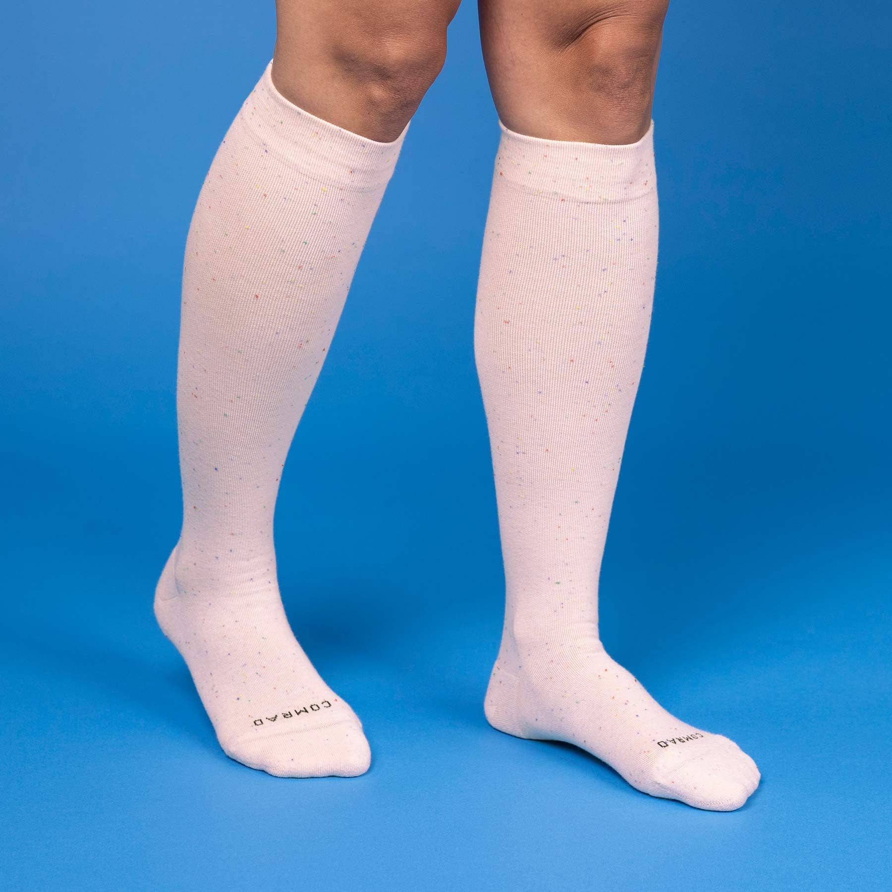 Rose Recycled Cotton Compression Socks for wholesale on Faire3