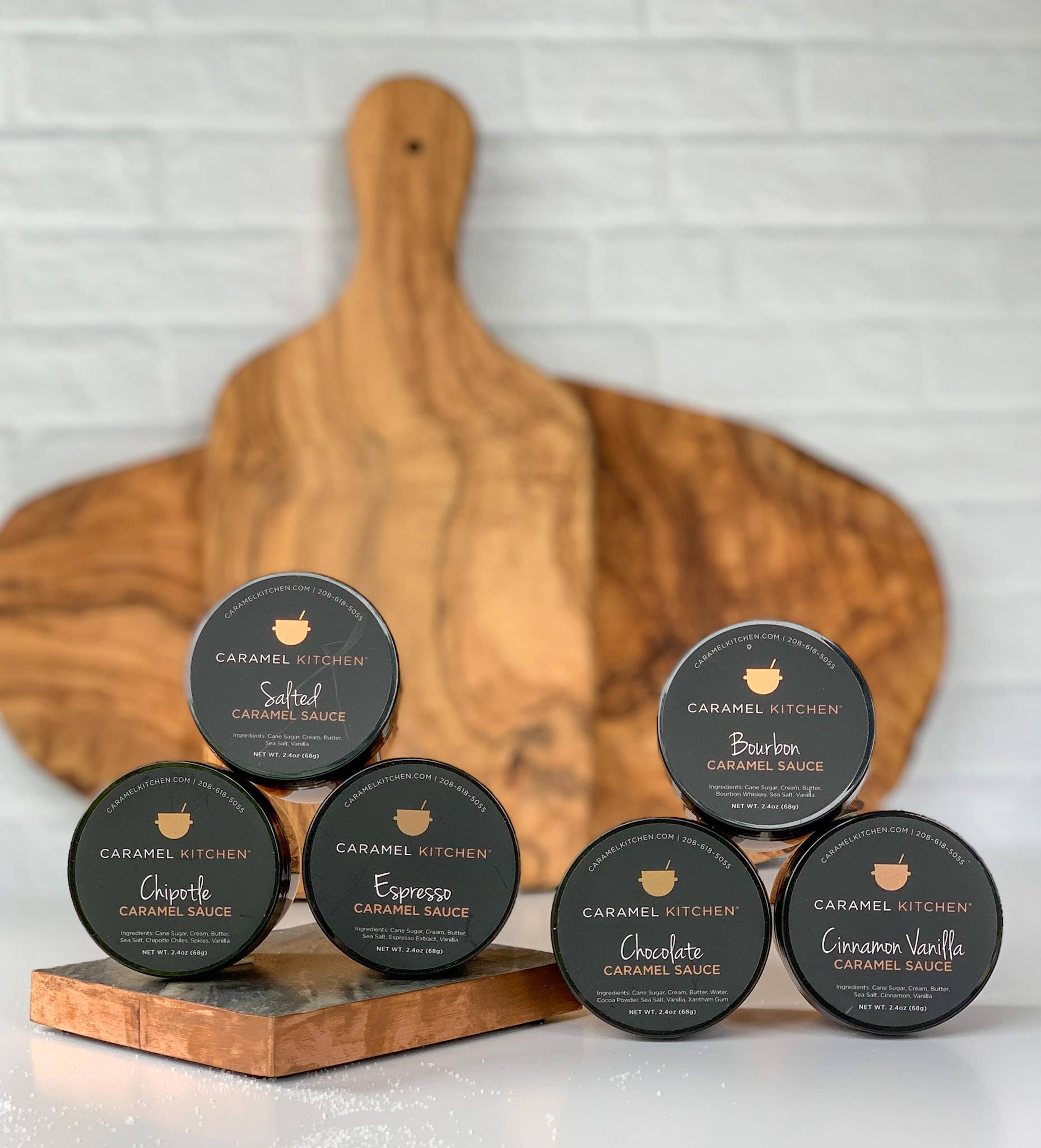 Caramel Kitchen - Vente Sauces caramel - Échantillons de caramel en pots7