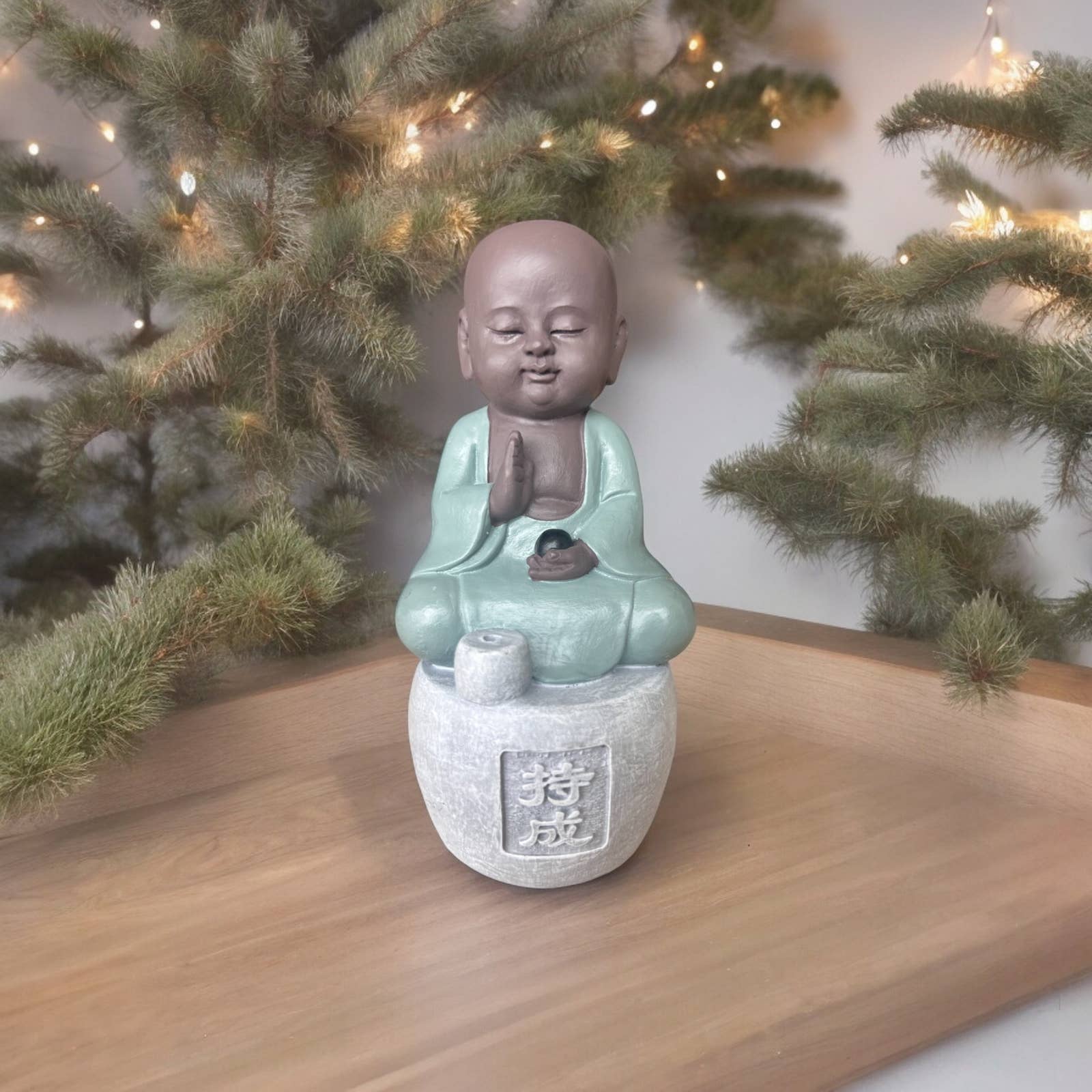 Zen'Arôme - Wholesale Decorative Tabletop Object - Buddha Figurine Incense Holder Perseverance9